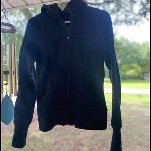 Black scuba hoodie lululemon